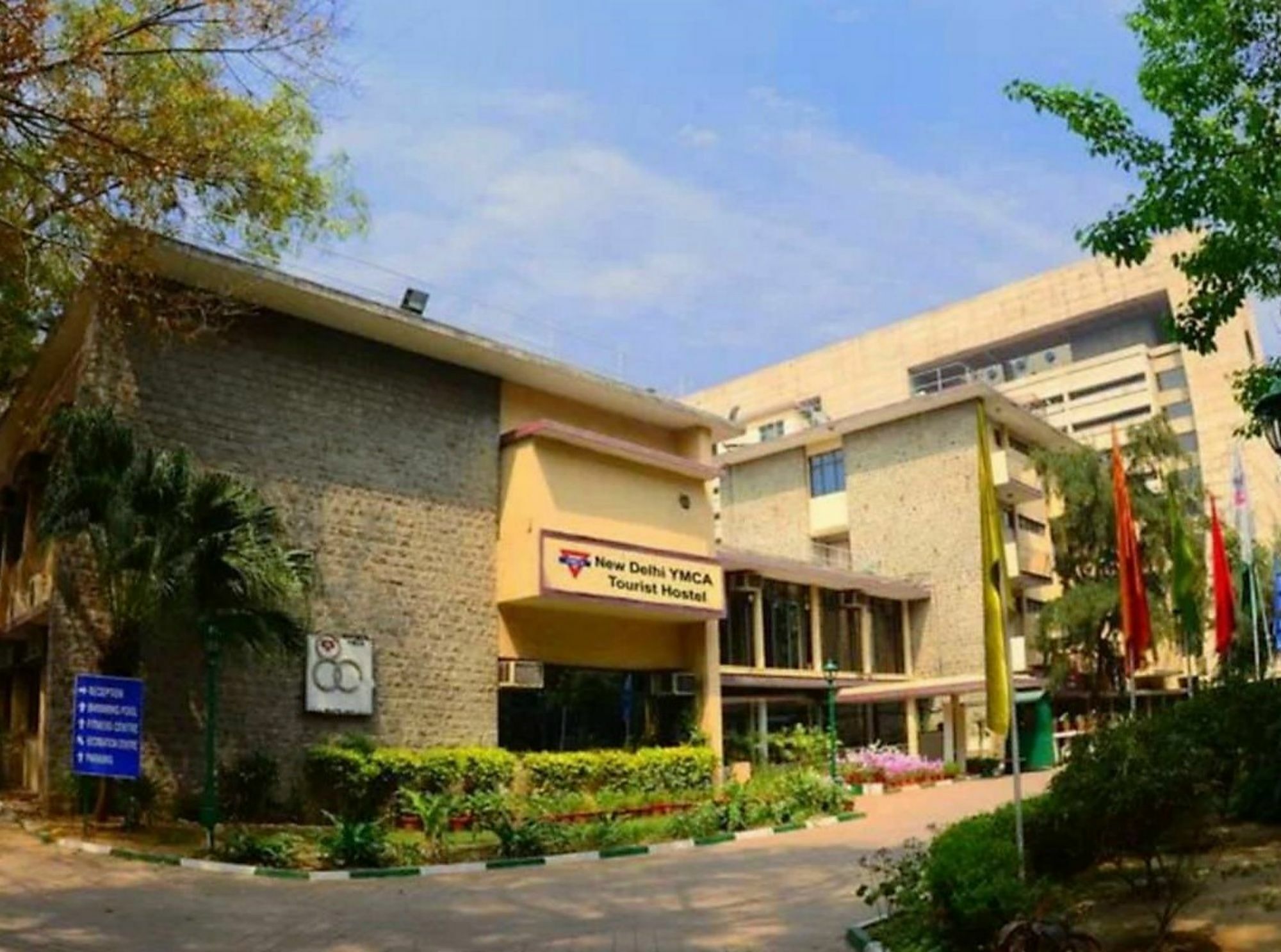 New Delhi Ymca Tourist Hostel Exteriér fotografie